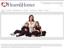 Tablet Screenshot of heartsandhomesaz.com